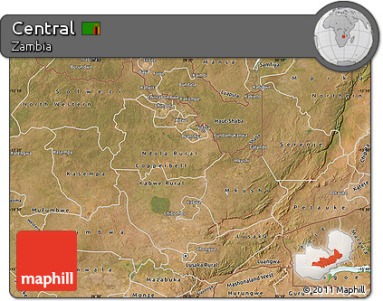 Satellite Map of Central