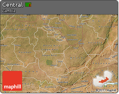 Satellite Map of Central