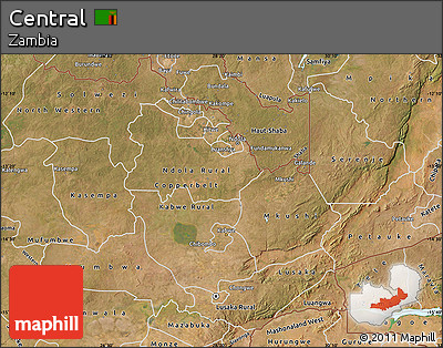 Satellite Map of Central