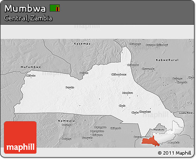 Gray 3D Map of Mumbwa