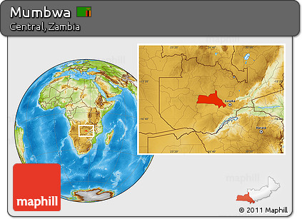 Physical Location Map of Mumbwa