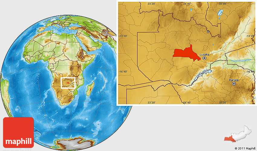 Physical Location Map of Mumbwa