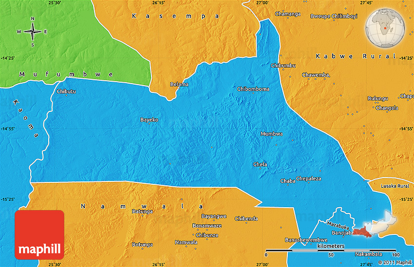 Political Map of Mumbwa
