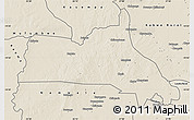 Shaded Relief Map of Mumbwa