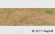 Satellite Panoramic Map of Mumbwa
