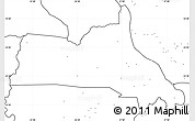 Blank Simple Map of Mumbwa, no labels