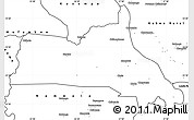 Blank Simple Map of Mumbwa