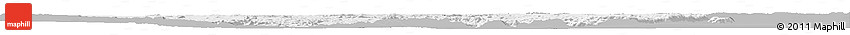 Gray Horizon Map of Serenje, single color outside