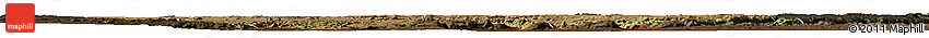 Satellite Horizon Map of Serenje, darken