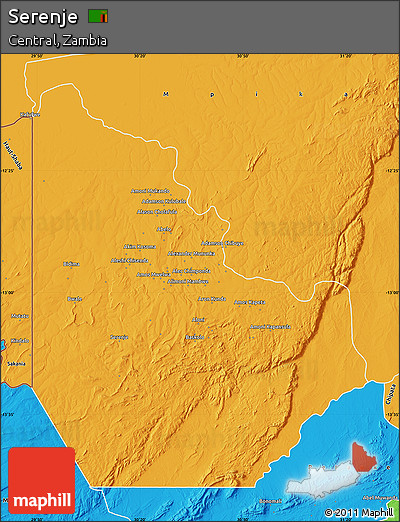 Political Map of Serenje