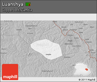 Gray 3D Map of Luanshya