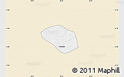 Classic Style Map of Luanshya, single color outside
