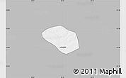 Gray Map of Luanshya, single color outside