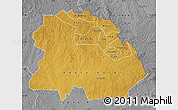 Physical Map of Copperbelt, desaturated