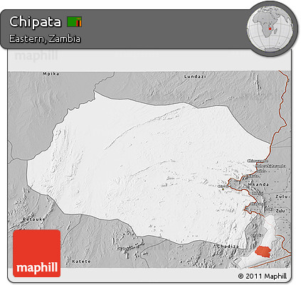Gray 3D Map of Chipata