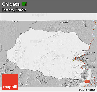 Gray 3D Map of Chipata