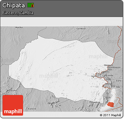 Gray 3D Map of Chipata