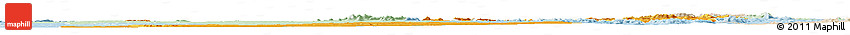 Political Horizon Map of Chipata, lighten