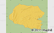 Savanna Style Map of Chipata, single color outside