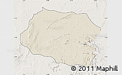 Shaded Relief Map of Chipata, lighten