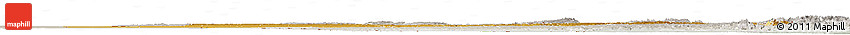 Physical Horizon Map of Zambia, lighten, semi-desaturated