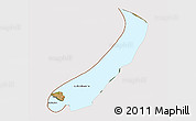 Satellite 3D Map of Lake Mweru, cropped outside