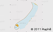 Political Map of Lake Mweru, cropped outside