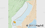 Political Map of Lake Mweru, lighten