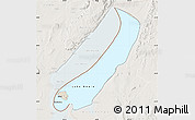 Shaded Relief Map of Lake Mweru, lighten
