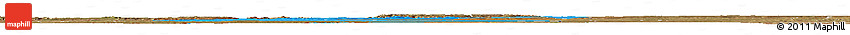 Political Shades Horizon Map of Luapula, satellite outside