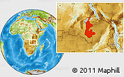 Physical Location Map of Luapula