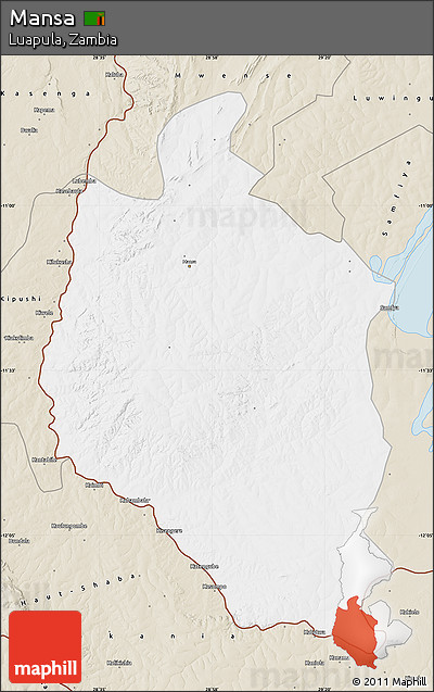 Classic Style Map of Mansa