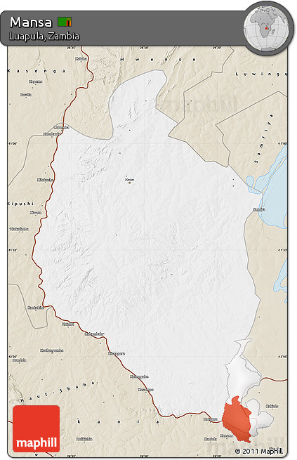 Classic Style Map of Mansa