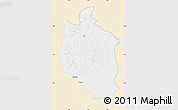 Classic Style Map of Mansa, single color outside