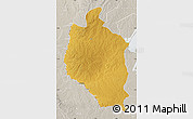 Physical Map of Mansa, lighten, semi-desaturated
