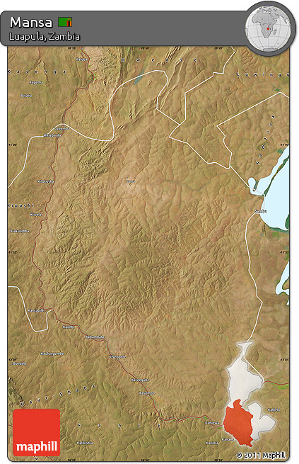 Satellite Map of Mansa