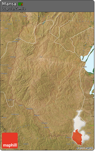 Satellite Map of Mansa