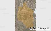 Satellite Map of Mansa, semi-desaturated