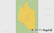 Savanna Style Map of Mansa, single color outside