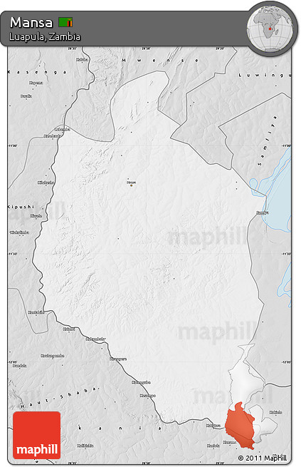 Silver Style Map of Mansa