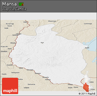 Classic Style Panoramic Map of Mansa