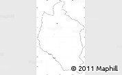 Blank Simple Map of Mansa, cropped outside