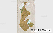 Satellite Map of Luapula, lighten