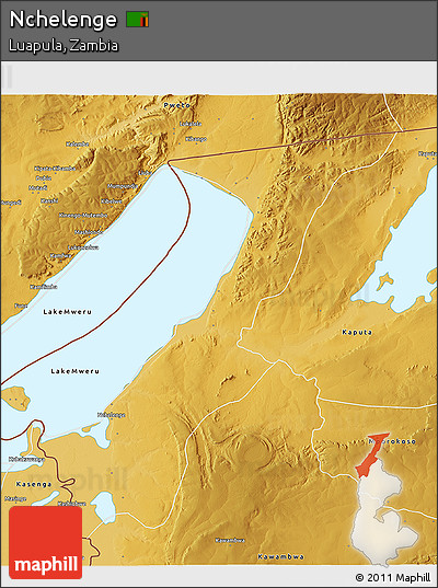Physical 3D Map of Nchelenge