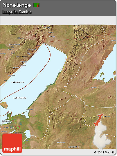 Satellite 3D Map of Nchelenge