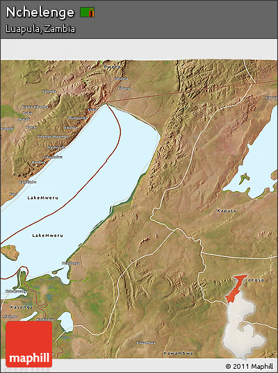 Satellite 3D Map of Nchelenge