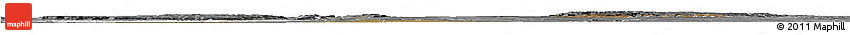 Satellite Horizon Map of Nchelenge, desaturated