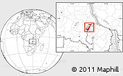 Blank Location Map of Nchelenge