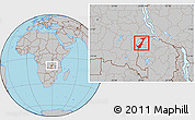 Gray Location Map of Nchelenge