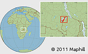 Savanna Style Location Map of Nchelenge